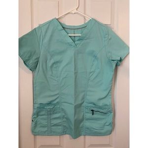Beyond Scrubs Womens scrub top, size M